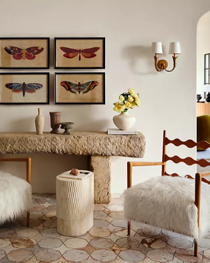 Askew Bone Side Table