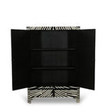 Bone Inlay Robe : Zebra