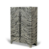 Bone Inlay Robe : Zebra