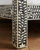 Bone or Mother of Pearl Inlay Post Bed : Custom Details : Colour of Choice