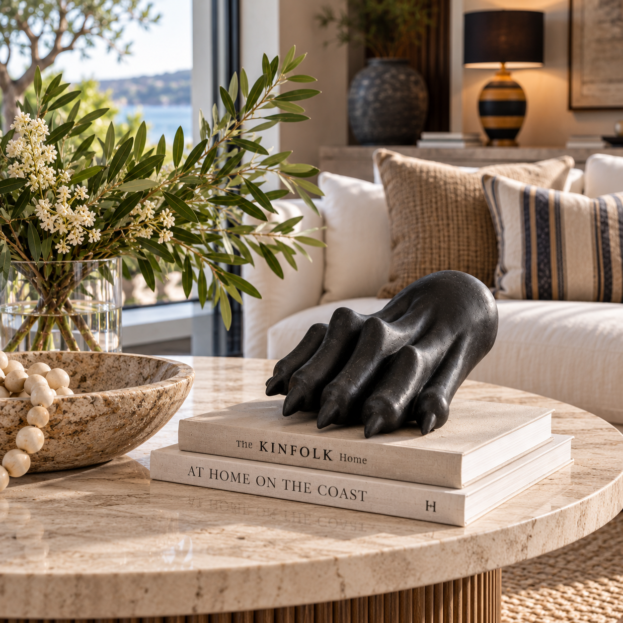 Regal Claw Sculpture : Marble