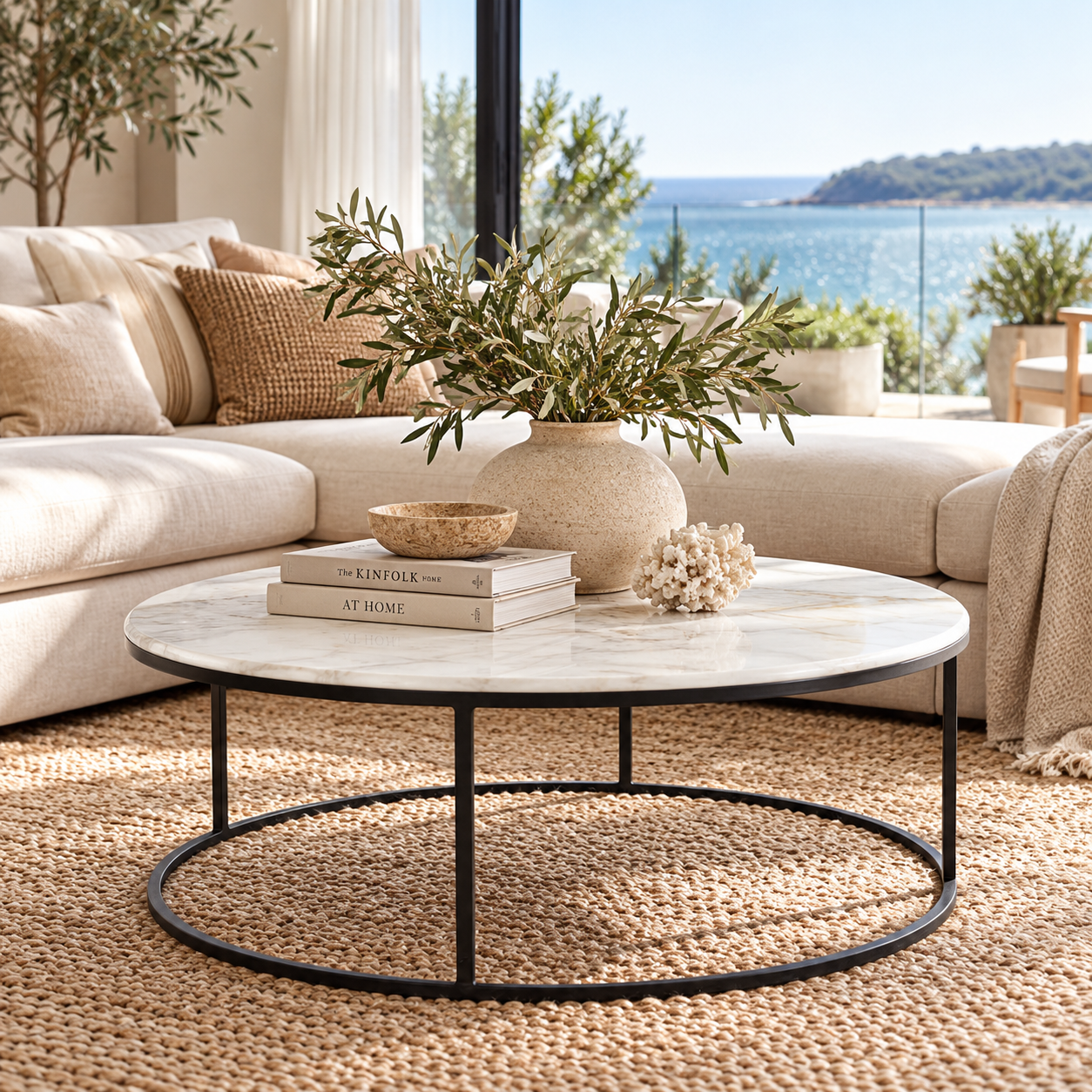 Elio Coffee Table : Marble
