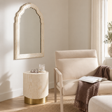 Maharani Bone Inlay Arch Mirror