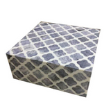 Bone Inlay Small Box : Moroccan : Grey