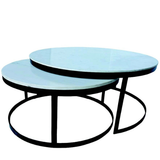 Caspian Duo Coffee Tables : Marble