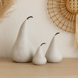 Marble Pear : White