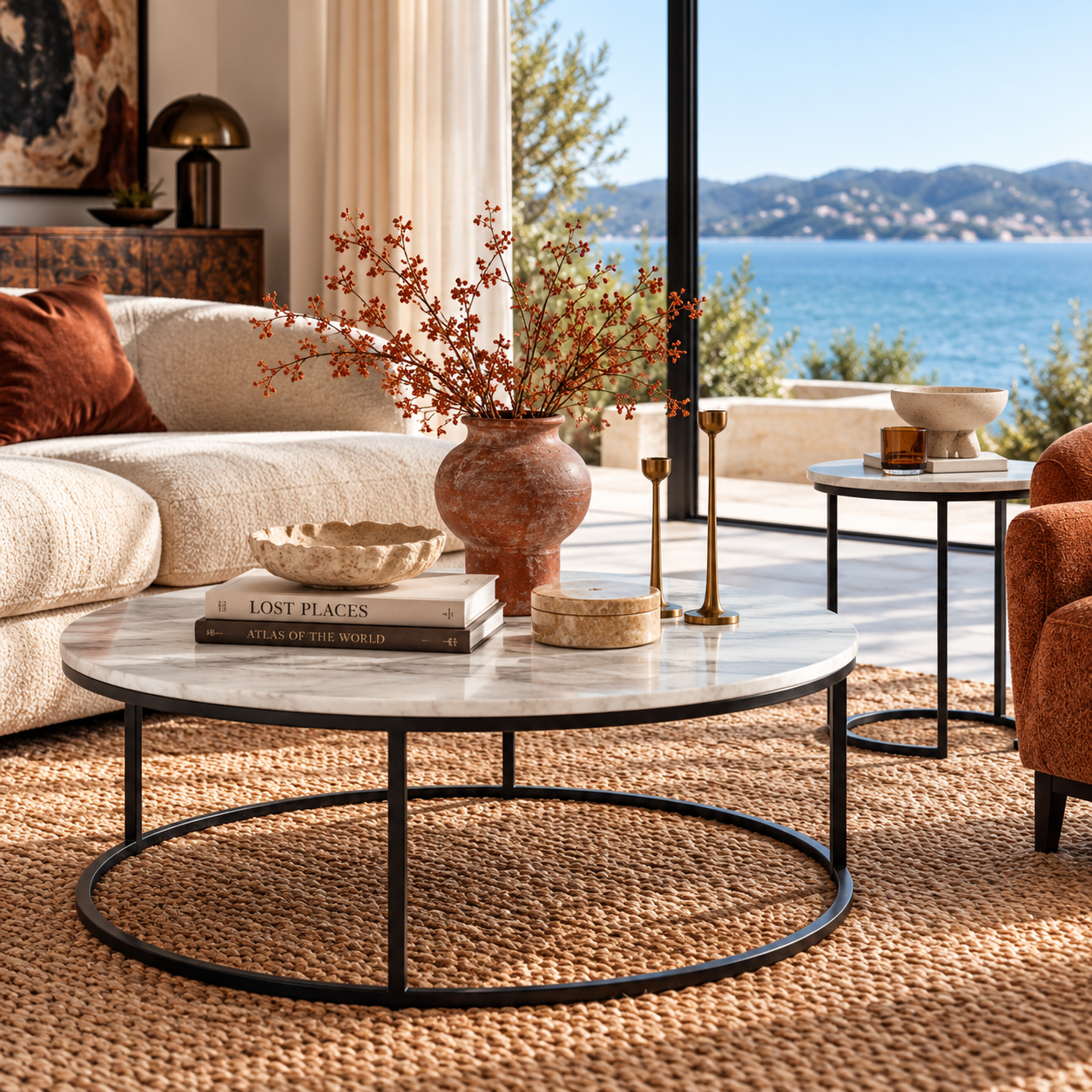 Elio Coffee Table : Marble