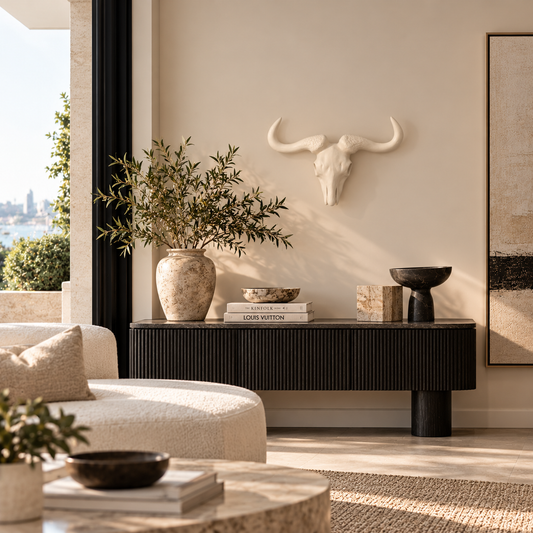 African Gnu Decor : Ceramic
