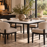 Camille Dining Table : Marble Look