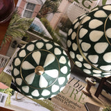 Bone & Brass Moghul Box : Varsha : Dark Green