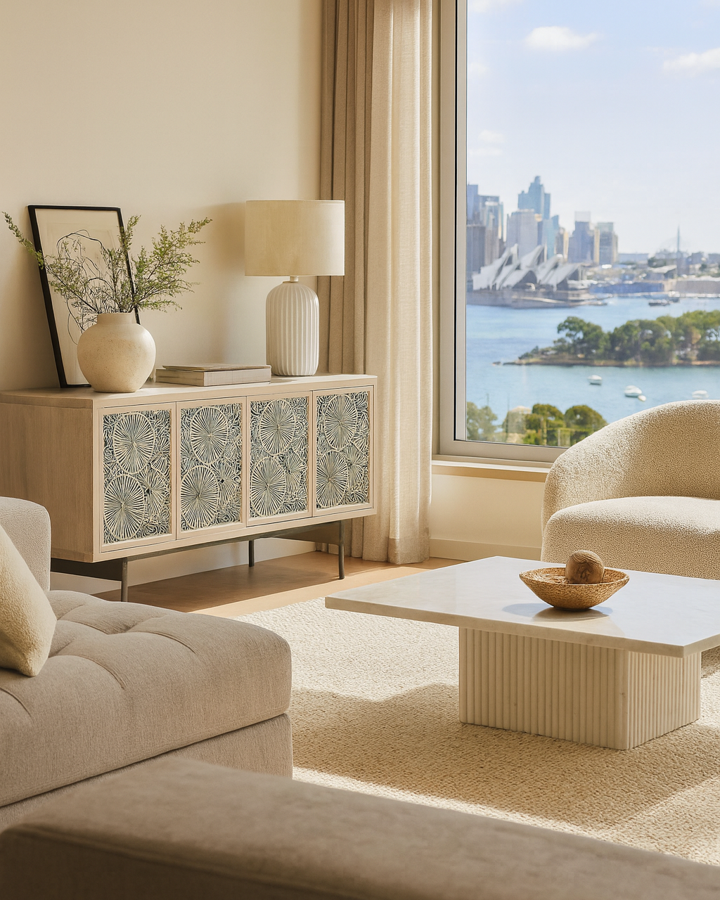 Bone Inlay Sideboard : Dahlia