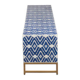 Bone Inlay TV Sideboard : Potala : Navy