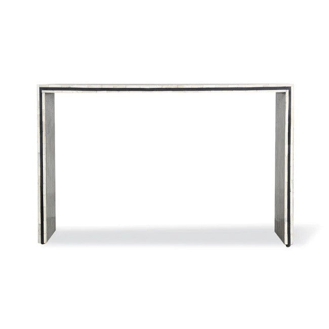 Bone Inlay Console : Stripe : Black