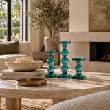 Orb Candlestand : Turquoise