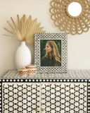 Bone Inlay TV Sideboard : Tri-Square : Charcoal