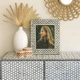 Bone Inlay TV Sideboard : Tri-Square : Charcoal