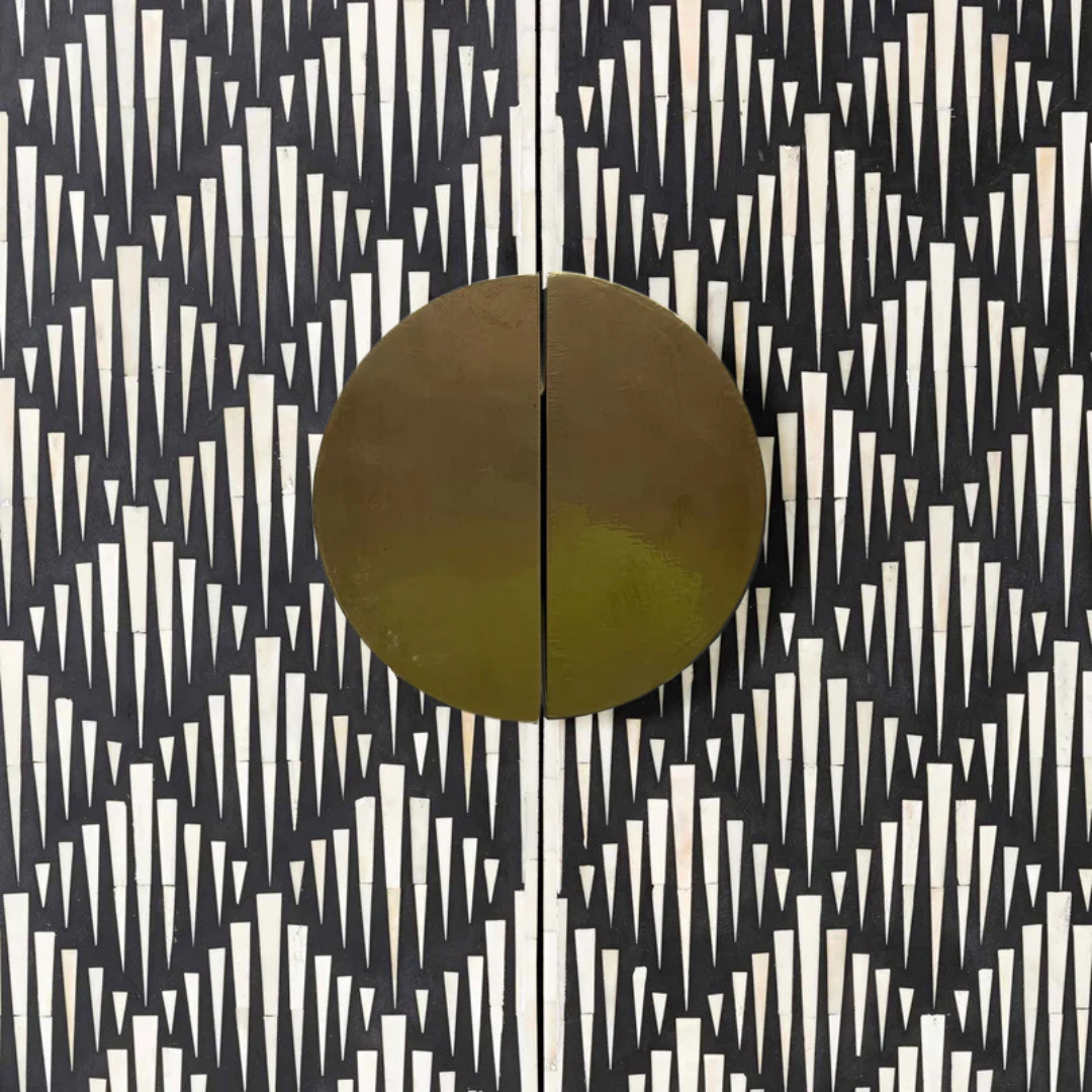 Bone Inlay Bar Cabinet : Staccato