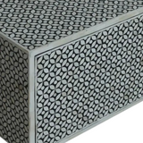 Bone Inlay TV Sideboard : Starburst : Black