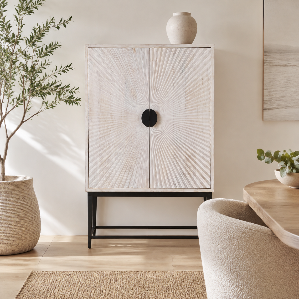 Bone Inlay Drinks Cabinet : Ellen