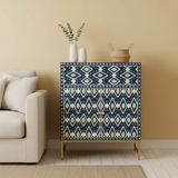 Bone Inlay Cabinet : Patola : Indigo