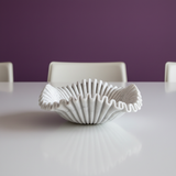 Marble Bowl : Lehriya : White