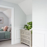 Bone Inlay 4 Drawer Chest : Starburst : Black