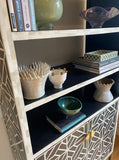 Bone Inlay Mini Tray : Scallop : Sage Green