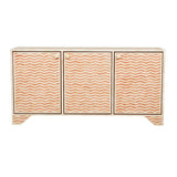Bone Inlay Buffet : Zig Zag: Orange