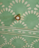 Bone Inlay 2 Door Buffet : Fan : Green