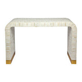 Bone Inlay Console : Stripe : Ivory