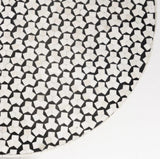 Bone Inlay Round Coffee Table : Tri-Square : Charcoal