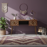 Timber & Bone Inlay Desk : Criss Cross