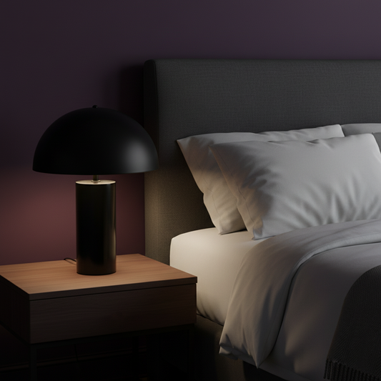 Marble Table Lamp : Black