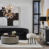 Bone Inlay Buffet : Arrows : Black & White