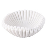 Marble Bowl : Rosette : White