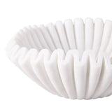 Marble Bowl : Rosette : White