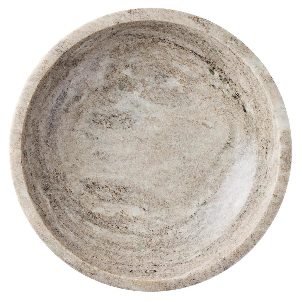 Marble Round Bowl : Beige