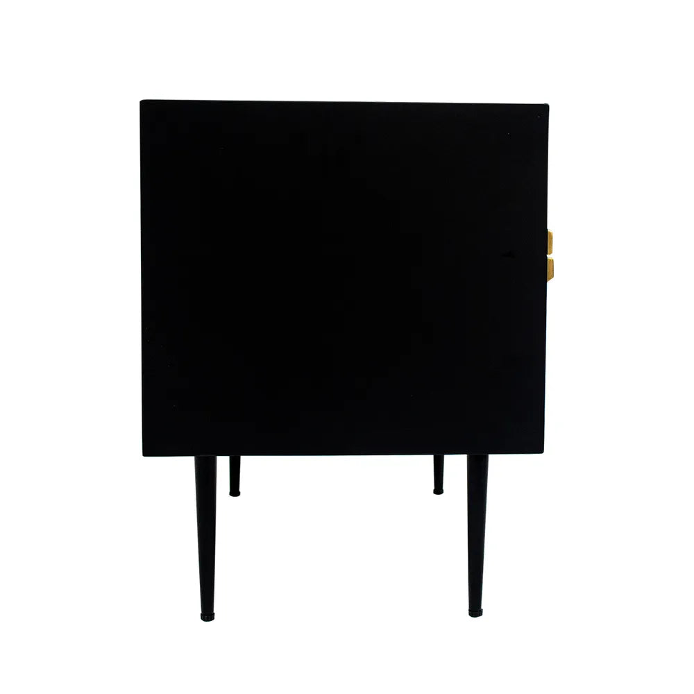 Bone Inlay 2 Drawer Bedside : Arrows