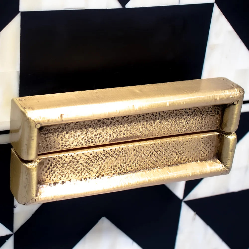 Bone Inlay 2 Drawer Bedside : Arrows