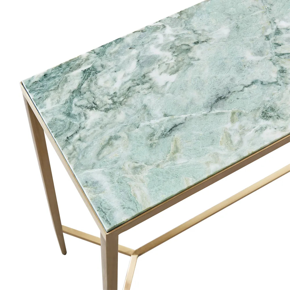 Marble Console Table : Green