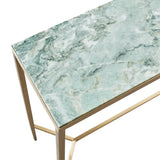Marble Console Table : Green