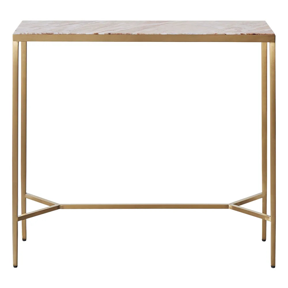 Marble Console Table : Rose