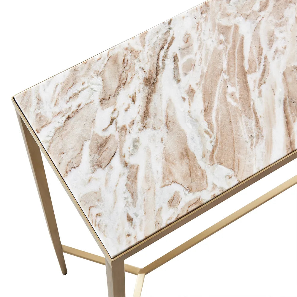 Marble Console Table : Rose