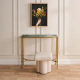 Marble Console Table : Green
