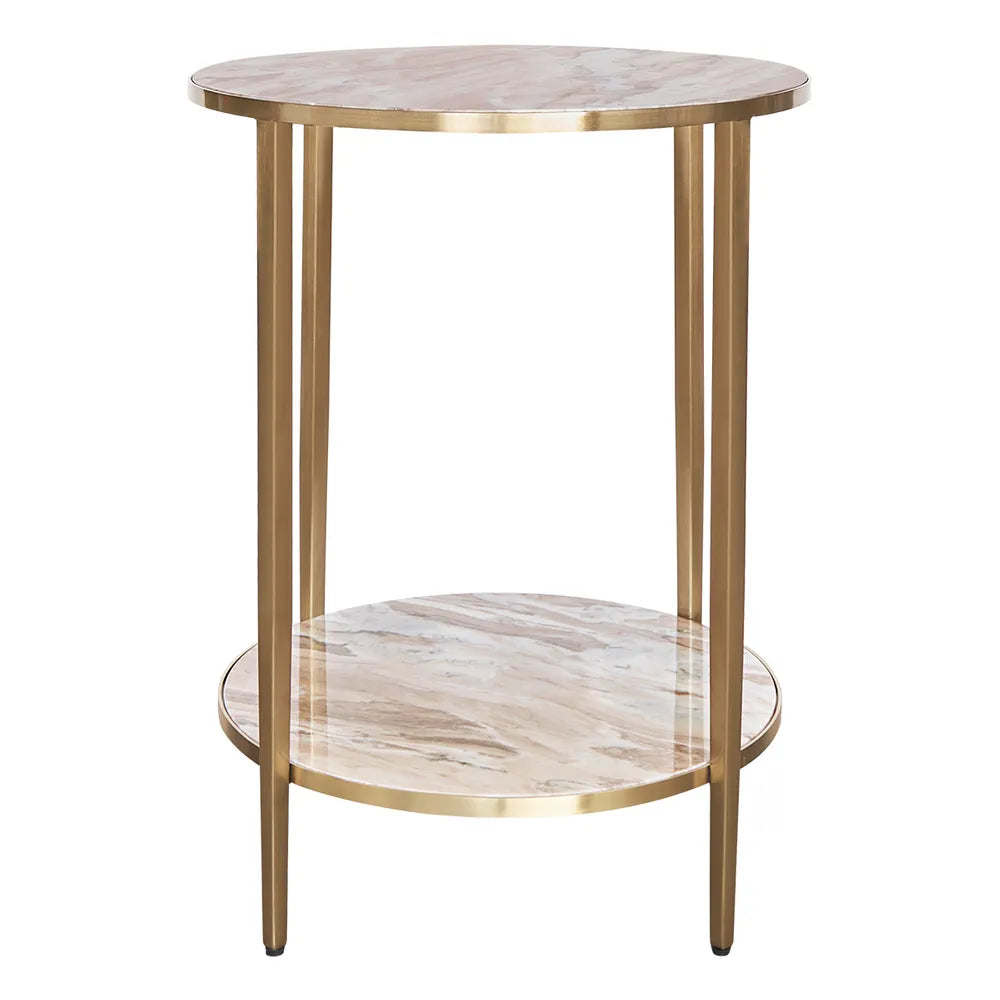 Marble Side Table : Rose