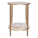 Marble Side Table : Rose