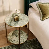 Marble Side Table : Green