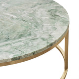 Marble Nesting Coffee Tables : Green