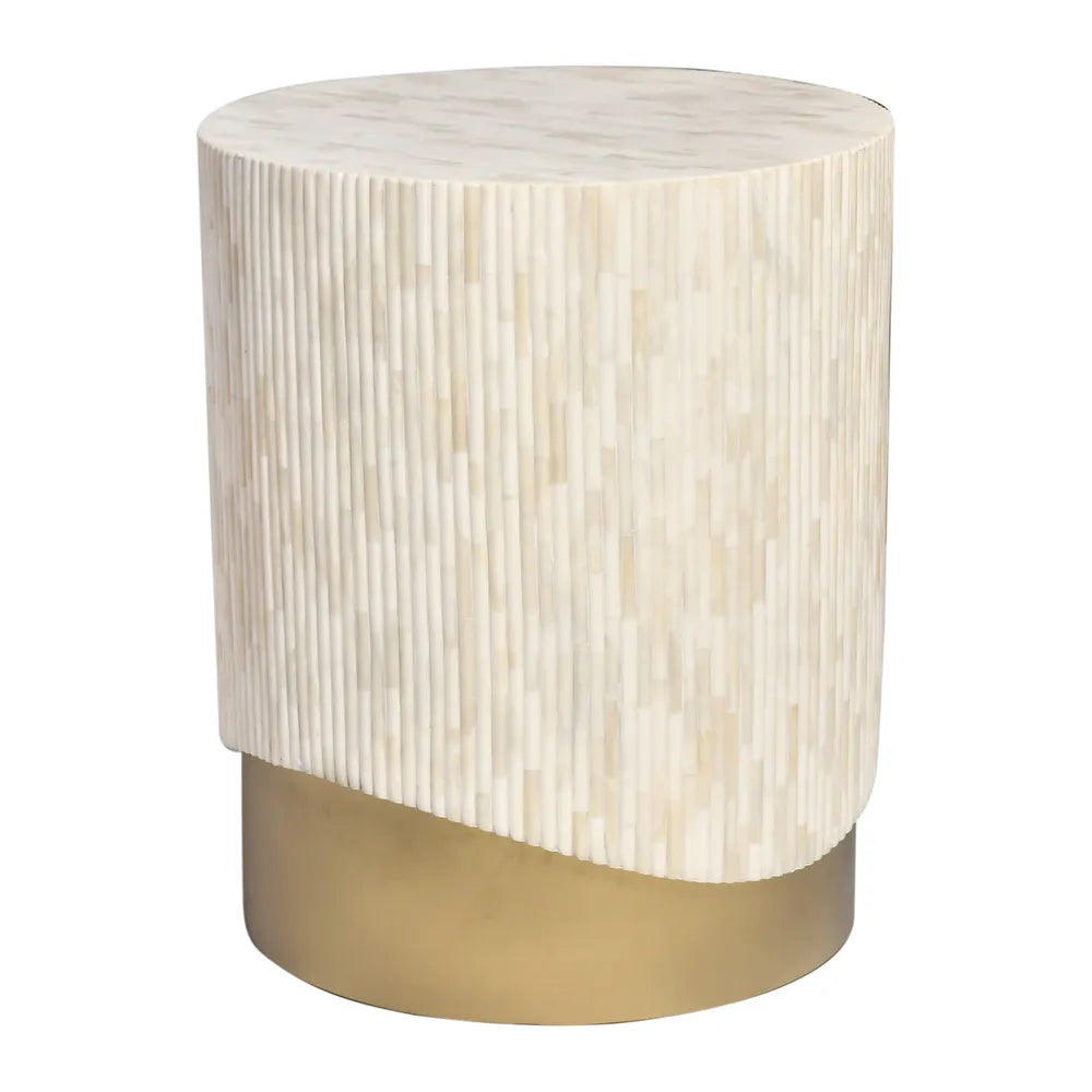 Solana Bone Inlay Side Table
