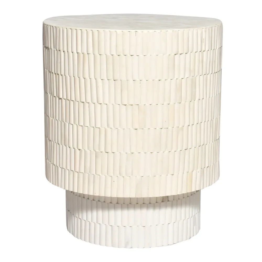 Sorrento Bone Inlay Side Table